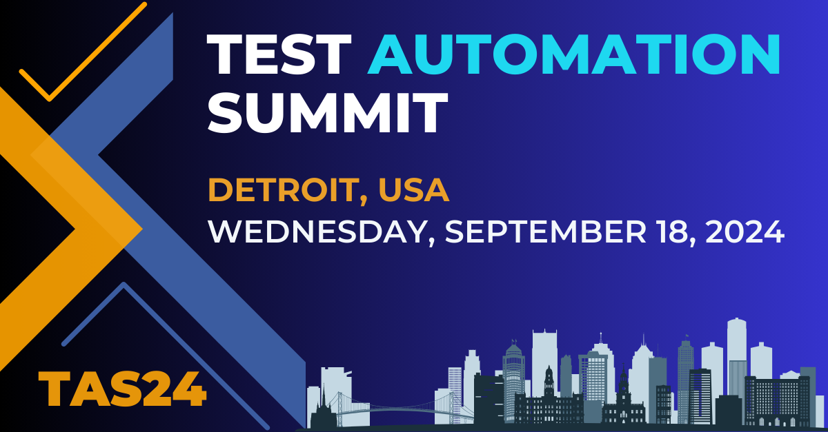 Schedule› Test Automation Summit Detroit, 2024
