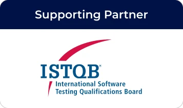 Supporting Partner badge featuring the ISTQB logo (International Software Testing Qualifications Board)