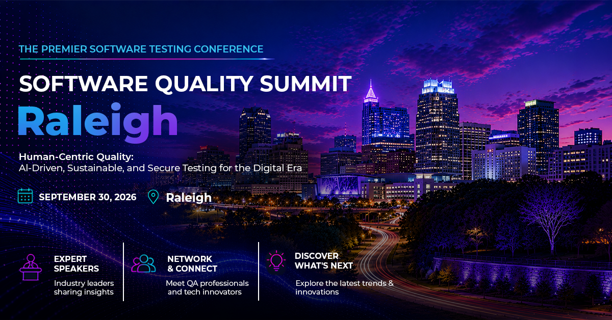 Clearco Logo Raleigh Software Development Software Quality Summit | Raleigh Sep 30, 2026