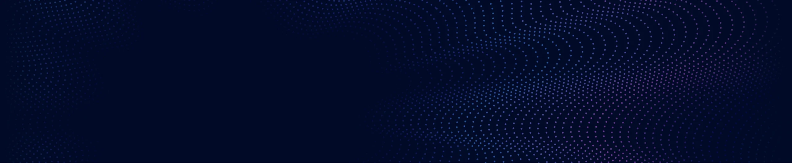 Abstract dark blue background with a dotted wave pattern suggesting technology